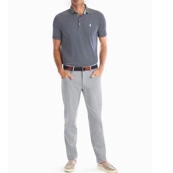 Johnnie-O Prep-Formance Gray Quarry Cross Country Performance Pants, Size 34 - Picture 1 of 12